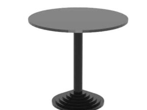 Table Milano, plateau noir