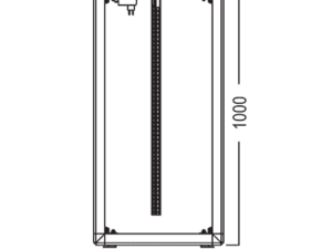 Table mange-debout Octalumina OLT50 lumineuse