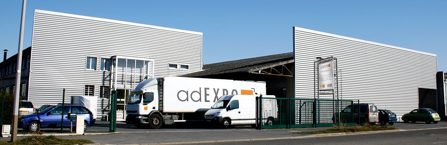 Le bâtiment de l'entreprise ADEXPO